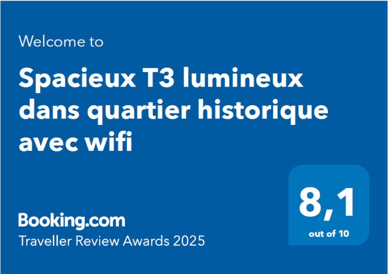 Spacieux T3 Lumineux Dans Quartier Historique Avec Wifi Редон Экстерьер фото